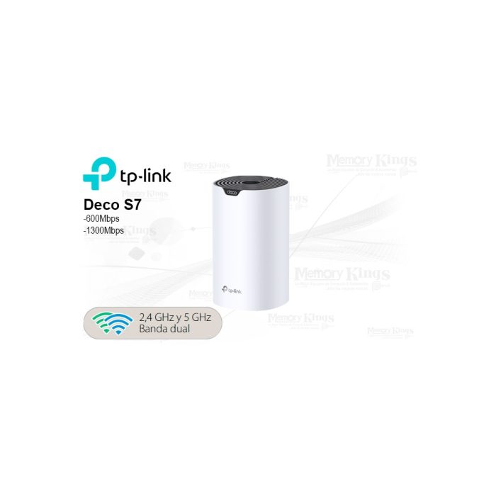 Router TP-Link Deco S7 AC1900 Mesh, Doble Banda, Conectividad Rápida y Estable, Ideal para Hogar