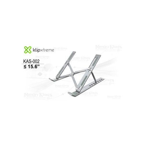 Soporte ajustable para laptop de 15.6" Klip Xtreme KAS-002 - diseño ergonómico y portátil