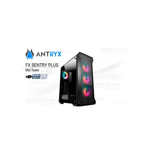 Carcasa Mid Tower ANTRYX FX SENTRY PLUS ARGB - Estilo RGB, gran capacidad y diseño optimizado
