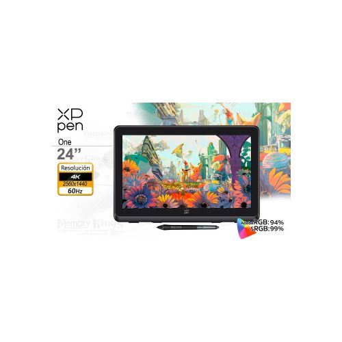 Pantalla XP-Pen Artist 24 Pro Gen2 4K - Tableta gráfica de 24" con alta resolución y gran precisión