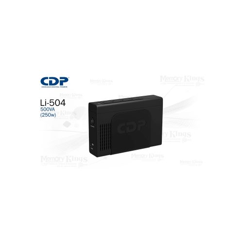UPS 500VA CDP Li-504 con batería de litio de alta eficiencia y 250W de potencia para protección eléctrica