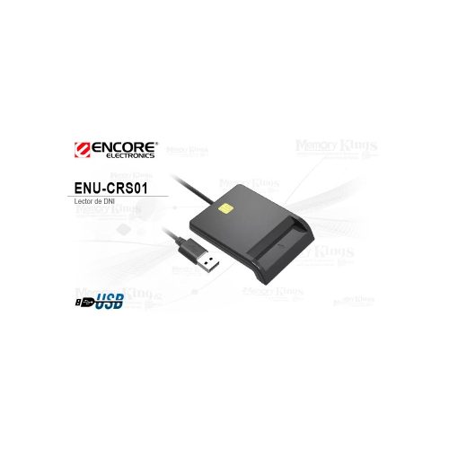 Lector de DNI Electrónico Encore ENU-CRS01: Rápido, compacto y fácil de usar para identificación segura
