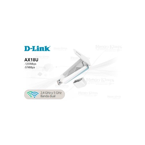 D-Link AX1800 USB Wi-Fi 6: Conexión ultra rápida y fiable para tus dispositivos inalámbricos