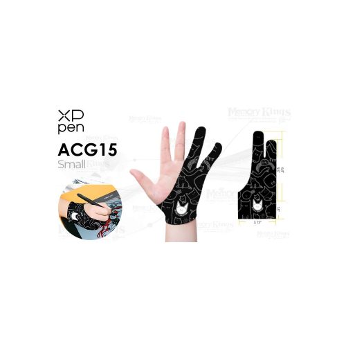 Guante para dibujante XP-Pen ACG15 tamaño small | Ideal para tabletas gráficas y comodidad en el diseño