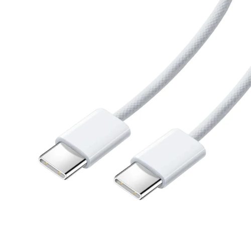 Cable USB-C de 1m Apple MFI para iPhone, iPad y MacBook – Conexión rápida y confiable – Blanco