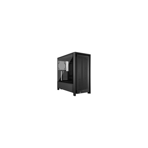 Caja Corsair 4000D ATX en color negro - Chasis de alto rendimiento, amplio espacio y ventilación óptima