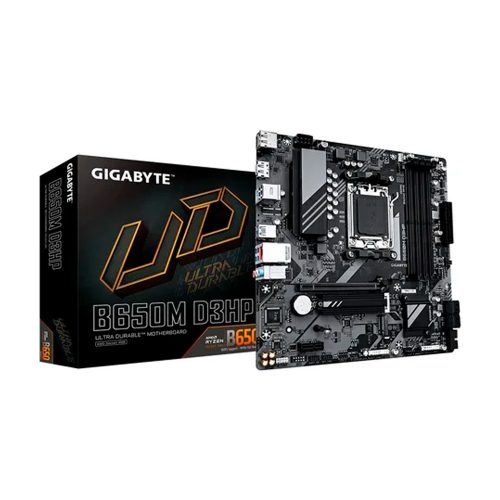 Placa Base Gigabyte B650M-D3HP AM5, DDR5 7600MHz, 192GB, Conexiones DP y HDMI, ATX Compacta
