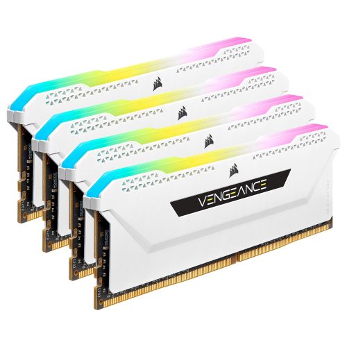 Memoria RAM Corsair Vengeance RGB Pro SL 32GB (2x16GB) 3600MHz CL18 Blanca, alta velocidad y diseño gaming