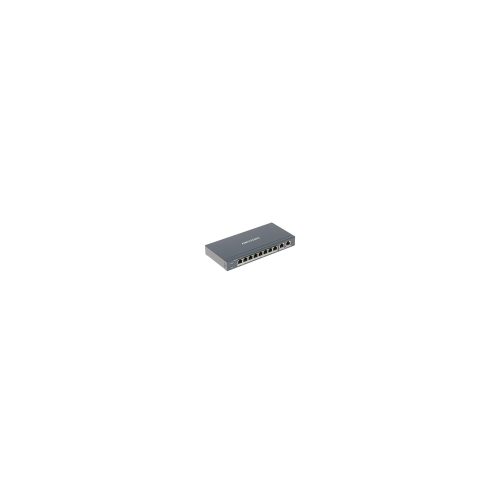 Switch Hikvision de 8 puertos Fast Ethernet con POE - Conectividad inteligente y alta velocidad