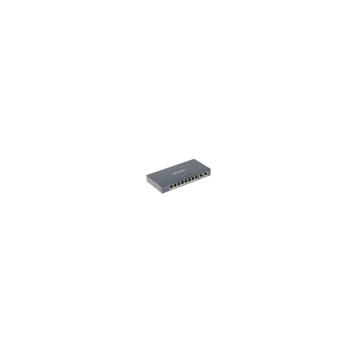 Switch Hikvision de 8 puertos Fast Ethernet con POE - Conectividad inteligente y alta velocidad