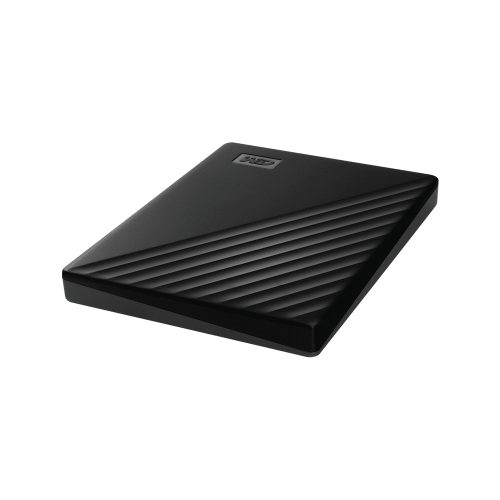 Disco duro externo Western Digital My Passport 2TB, USB 3.2, rápido y portátil en color negro