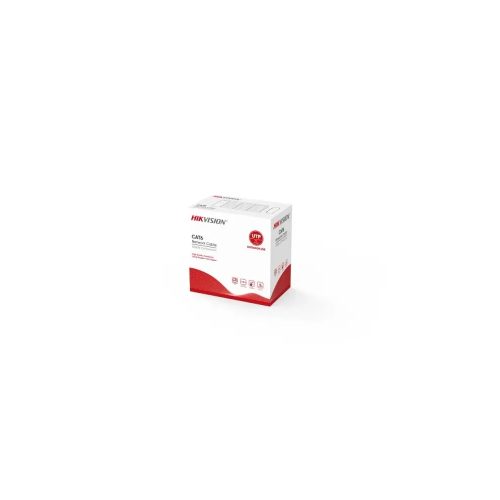 Cable de Red Hikvision CAT6 UTP 305m para Exterior | Alta Velocidad, 4 Pares, Conexión Estable