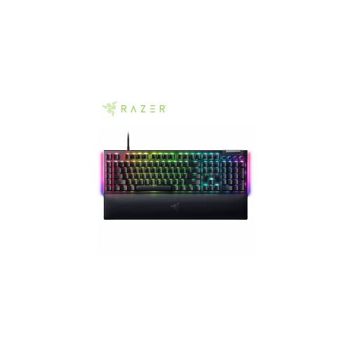 Teclado mecánico Razer BlackWidow V4 USB-C con retroiluminación Chroma y switches verdes, 8000Hz