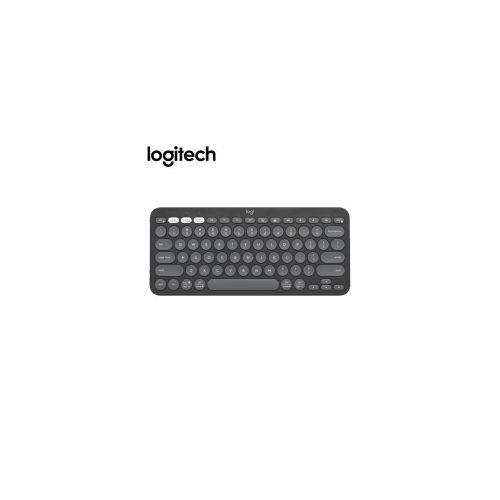Teclado inalámbrico Logitech Pebble K380s Bluetooth Graphite - Compacto y elegante para un mejor tiempo de escritura