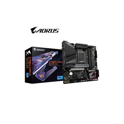 Placa base Gigabyte Z790M AORUS Elite AX Ice ATX, LGA 1700, conectividad WiFi 6 y rendimiento superior