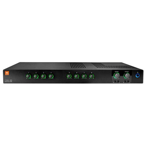 Amplificador de potencia JBL Pro NCSMA280 - Excelente rendimiento y sonido envolvente