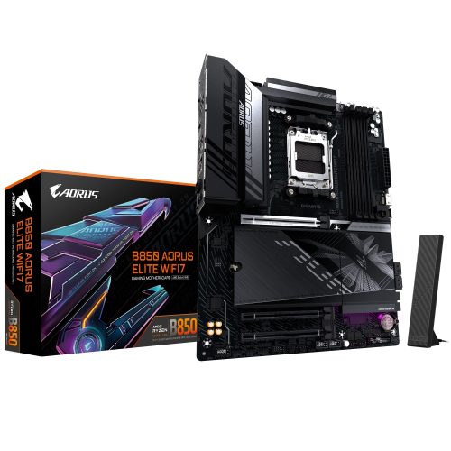 Placa base Gigabyte B850 AORUS Elite Wifi 7, DDR5, PCIe 5.0, rendimiento superior y conectividad avanzada