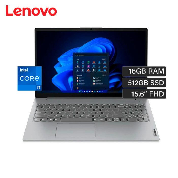 Notebook Lenovo V15 G4 IRU, 15.6" FHD, Core i7 13620H, 16GB RAM, alto rendimiento para trabajo o gaming