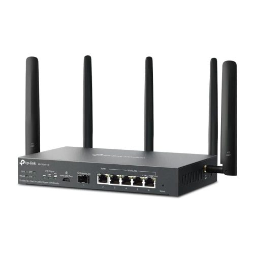 Enrutador inalámbrico TP-LINK ER706W, Wi-Fi 6, 4 puertos 1GbE, doble banda para alta velocidad