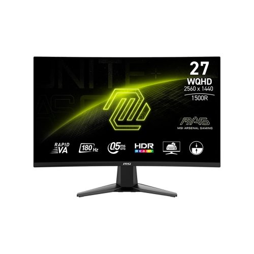 Monitor MSI MAG-27CQ6F de 27" QHD, 180Hz y 0.5ms - Perfecto para gamers y profesionales