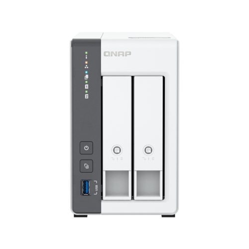 QNAP TS-216G NAS de 2 Bahías, 4GB RAM, ARM Cortex A55, Soporte SATA para Almacenamiento Red