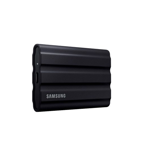 SSD externo Samsung T7 Shield 4TB USB 3.2 Gen 2, portátil y resistente, color negro