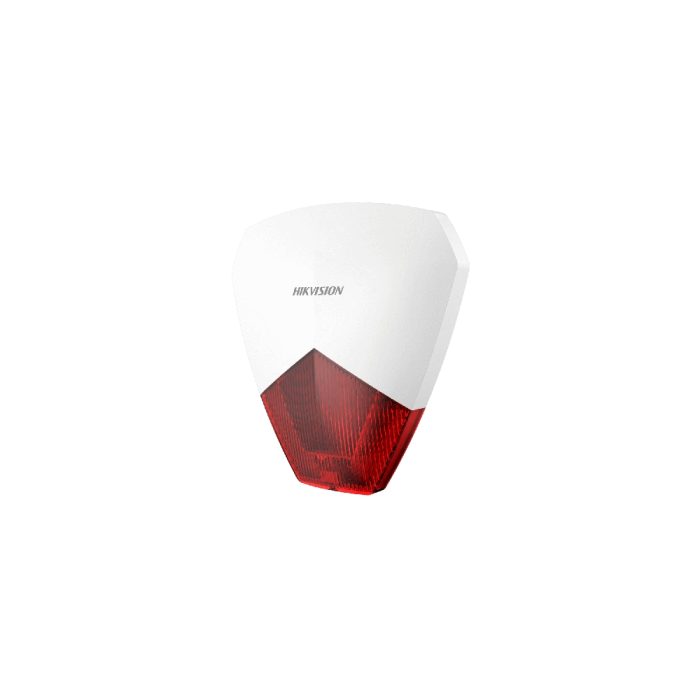 Sirena Cableada HIKVISION con Luz - Seguridad Eficaz y Visibilidad Mejorada para Tu Hogar