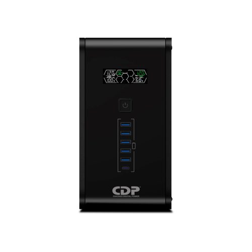 UPS 1000VA CDP R-SMART1010i con 4 puertos USB - Energía confiable para tus dispositivos