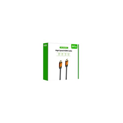 ZKTECO Cable HDMI de 10 Metros - Alta Velocidad, Conectividad Óptima para Imagen y Sonido