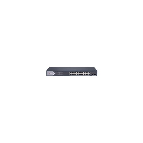 Switch HIKVISION Administrable 24 Puertos PoE 1000M + 2 SFP 1G - Ideal para Proyectos de Red