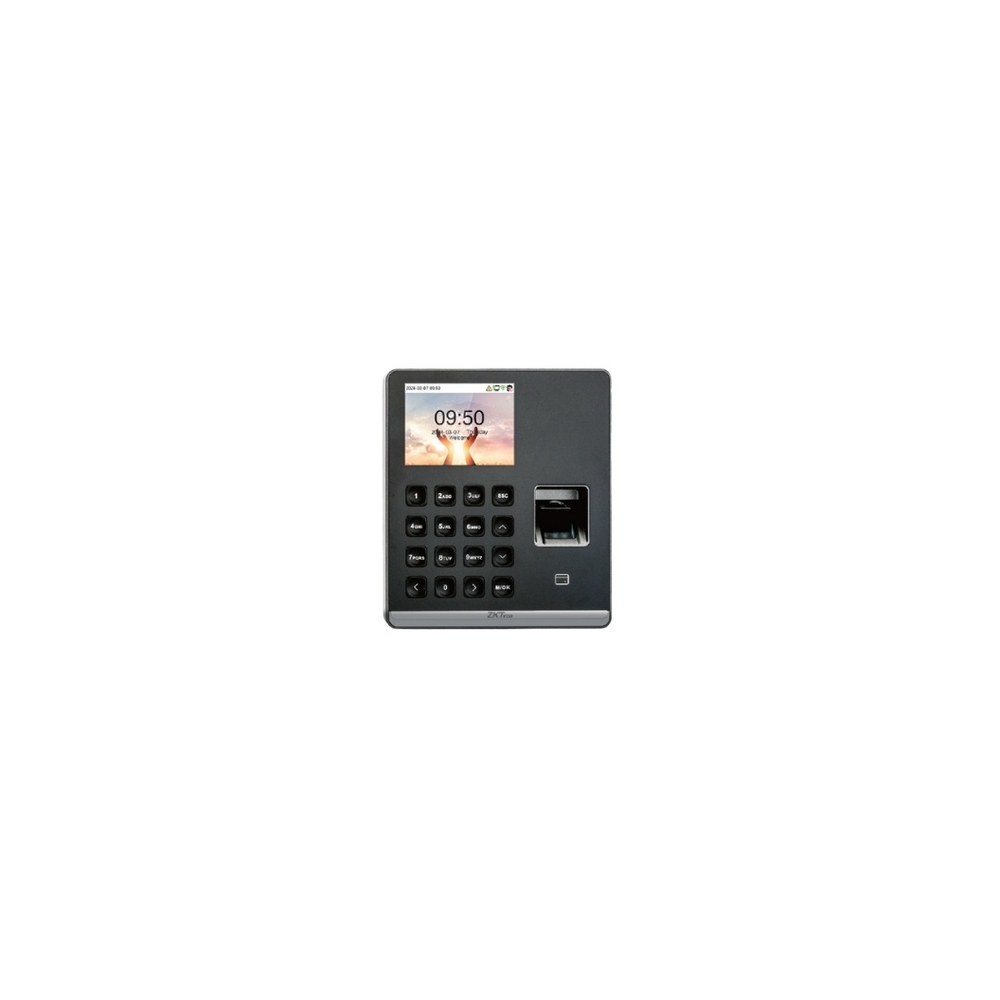Control de Asistencia ZKTeco 500 - Huella y Tarjeta, 10,000 Eventos, Ideal para Empresas y Oficinas