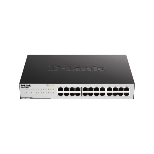 Switch D-Link DGS-1024C de 24 puertos RJ-45 LAN GbE, Capa 2, ideal para redes rápidas y confiables