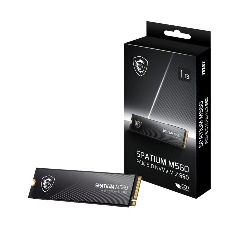 SSD MSI Spatium M560 1TB M.2 NVMe PCIe 5.0 – Almacenamiento Ultra Rápido y Alto Rendimiento