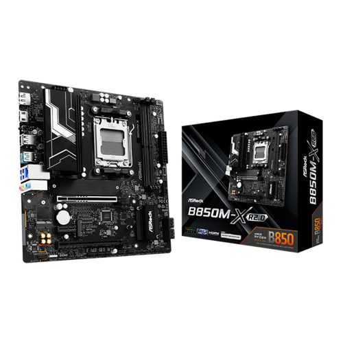AsRock B850M-X R2.0 Micro ATX, Placa Base DDR5, Rendimiento Óptimo para Gaming y PCs Compactos