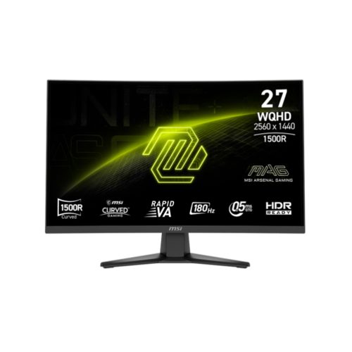 Monitor MSI MAG 275CQF de 27" QHD, 180Hz y 0.5ms - Ideal para Gamers y Alta Resolución