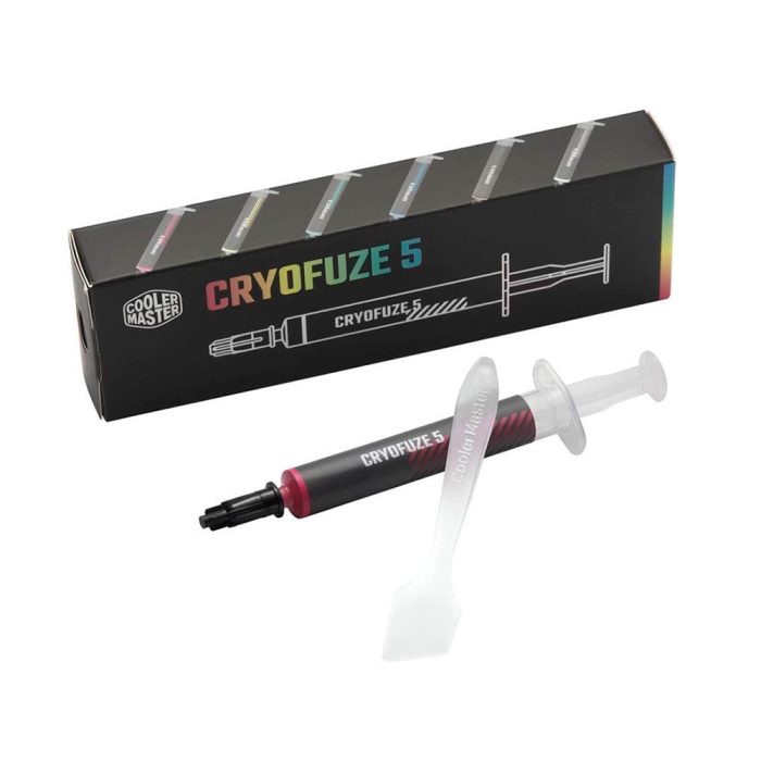 Pasta térmica Cooler Master CryoFuze 5, alta conductividad, ideal para refrigeración óptima en gaming