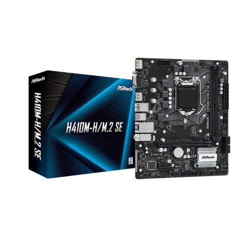 Placa Base ASRock H410M-H/M.2 SE DDR4 Micro ATX - Rendimiento Estable, Conectividad Avanzada y Diseño Compacto