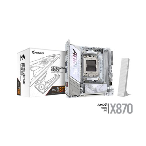 Placa Base Gigabyte AORUS PRO ICE AM5 X870I - Compacta y Potente para Gaming de Alta Velocidad