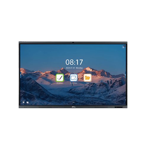 Pantalla Plana Interactiva ZKT Eco SC02-I386A de 86" Negra - Ideal para Presentaciones y Colaboración