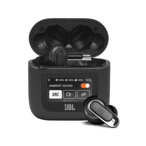 Auriculares JBL Tour Pro 2 Bluetooth Inalámbricos Negros con Sonido Premium y Larga Duración de Batería