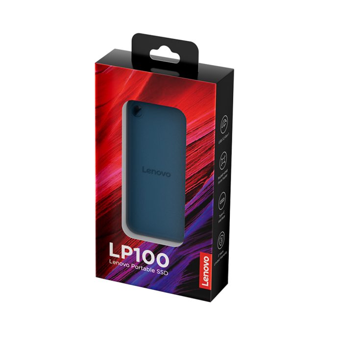 SSD Lenovo LP100 de 2TB USB - Almacenamiento Rápido y Compacto en Color Azul