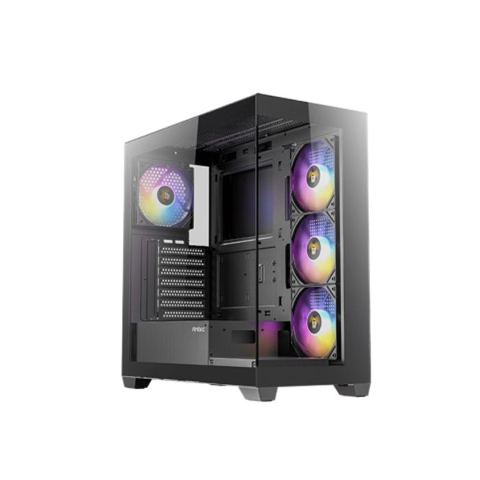 Case Mid Tower ANTEC CX300 ARGB con 4 Ventiladores, Iluminación RGB y Amplio Espacio para Montaje