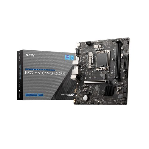 Placa Base MSI PRO H610M-G S/V/L DDR4 - Rendimiento Óptimo para PC Compactas y Eficientes