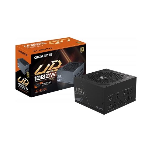 Fuente de Poder GIGABYTE 1000W 80+ GOLD GP-UD1000GM PG5 - Alta Eficiencia y Rendimiento Óptimo