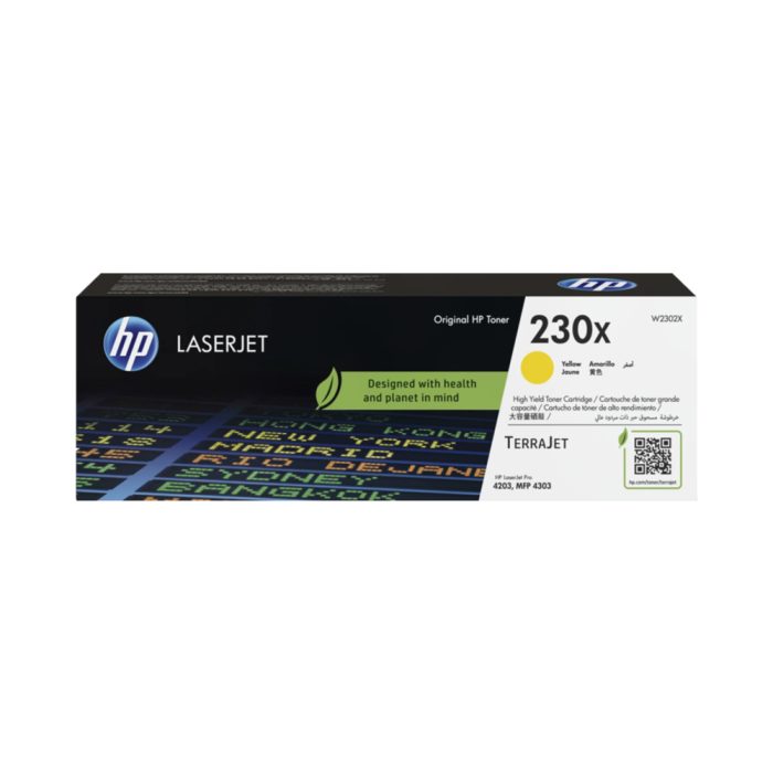 Cartucho de Tóner HP 230X Amarillo Original - 5500 Páginas de Alta Calidad para Impresoras HP