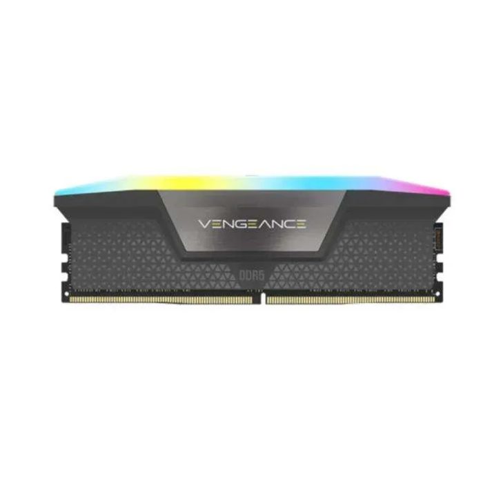 Memoria RAM Corsair Vengeance DDR5 16GB 6000MHz RGB Gris CL36 - Rendimiento y Estilo Gamer
