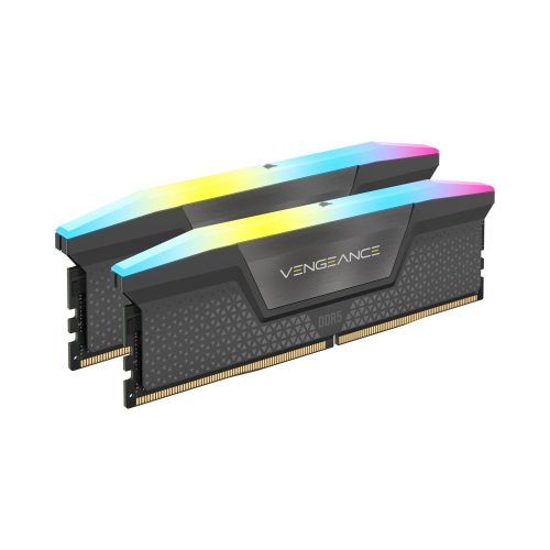 Memoria RAM Corsair Vengeance RGB 32GB (2x16GB) DDR5-6000MHz Negra - Alto rendimiento y estilo
