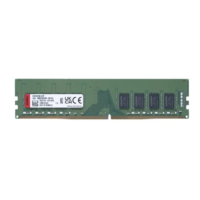 Memoria RAM Kingston 16GB DDR4 3200MHz UDIMM, 288-Pin, CL22, Ideal para PC y Gaming