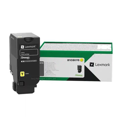 Tóner Lexmark CS/X73X Amarillo de Alta Capacidad 16.2K - Compatible para Impresoras Lexmark