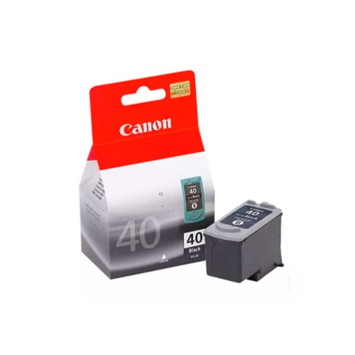 Tinta Canon PG-40 negra de alta calidad para impresoras, óptima para documentos nítidos y duraderos.
